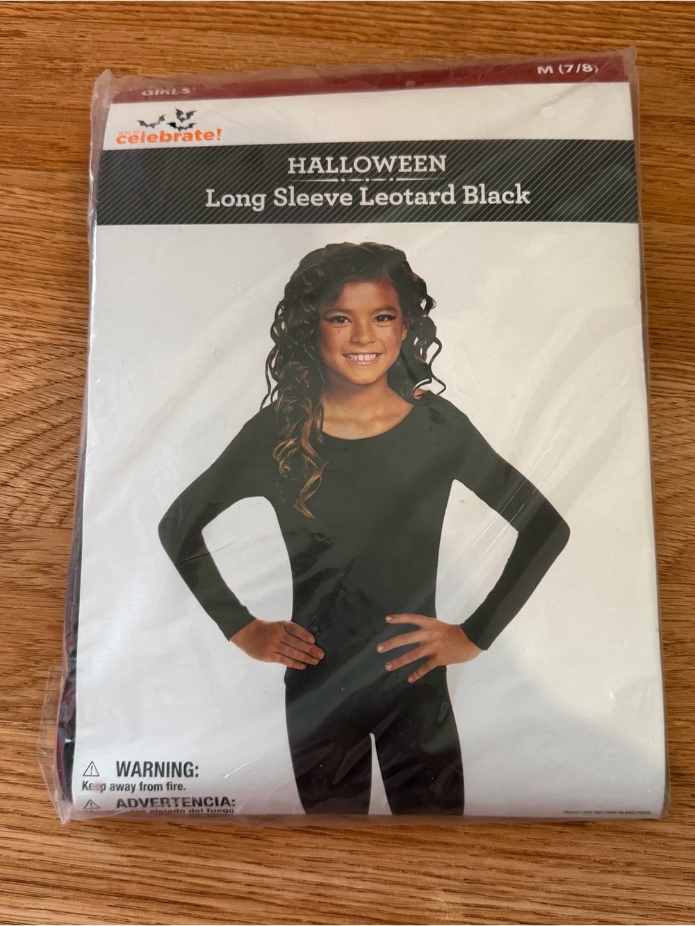 Way to Celebrate Medium Black Leotard